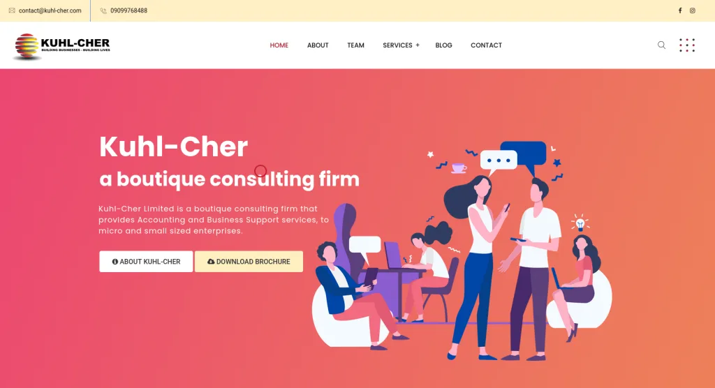 Kuhl-Cher portfolio project
