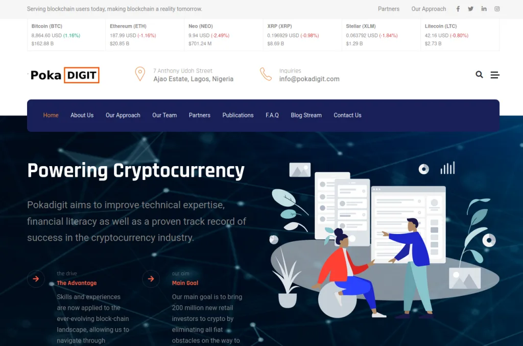Pokadigit Consultancy portfolio project
